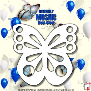 1ft-6ft Mosaic Butterfly Stand from Balloons, PDF files