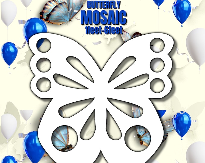 1ft-6ft Mosaic Butterfly Stand from Balloons, PDF files