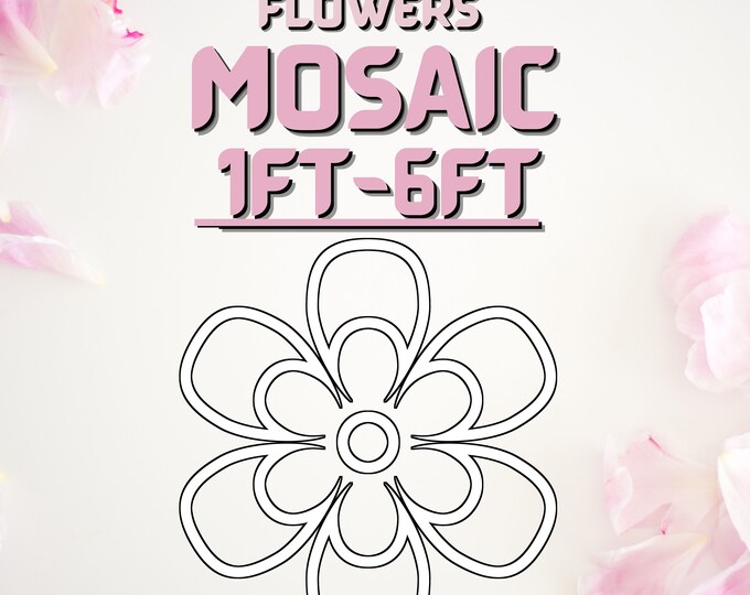 1ft-6ft Mosaic Flowers from Balloons PDF files