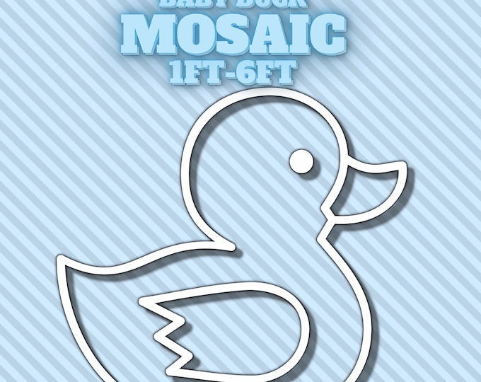 1ft-6ft Mosaic Baby Duck from Balloons PDF files