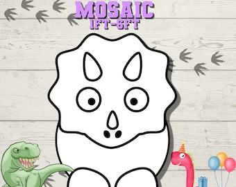 6ft 5ft 4ft 3ft 2ft 1ft Mosaic Baby Dinosaur from Balloons PDF files