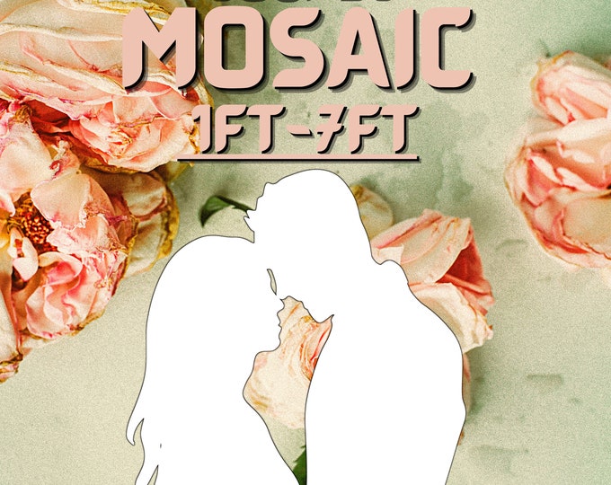 1ft-7ft Mosaic Couple from Balloons PDF files Proposal Mosaic