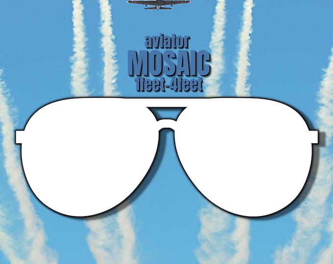 1ft-4ft Mosaic Aviator Glasses from Balloons, PDF files