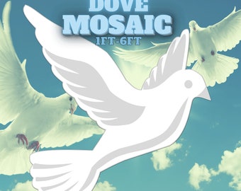 1ft-6ft Mosaic Dove Bird from Balloons PDF files