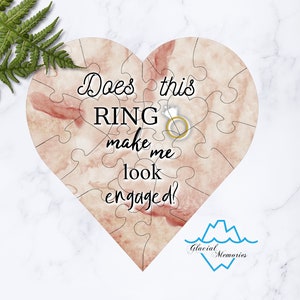Personalized Puzzle for Engagement for Proposal, Jigsaw Puzzle for Valentine&#39;s Day for Couples, Will You Marry Me, Proposal for Girlfriend