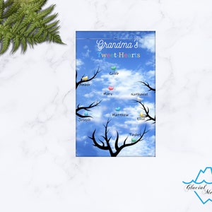 Personalized Garden Flag for Grandma for Nana for Gigi, Custom Yard Flag, Outdoor Flag for Housewarming, Garden Flag for Grandchildren