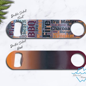 Stainless Steel Bottle Opener, Stocking Stuffer for Men, Drinker Gift, Groomsmen Gift, Gifts for BBQ Lovers, Bachelor Party Favor, Bartender