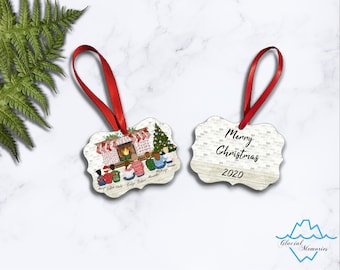 Custom Family Ornament, Personalized Christmas Ornament, Photo Ornament, Create a Family,  Ornament for Friends, Stocking Stuffer