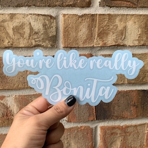 Sei davvero Bonita / Decalcomania a specchio, Motivazione a specchio, Decalcomania a specchio personalizzata, Affermazione quotidiana / Spedizione gratuita