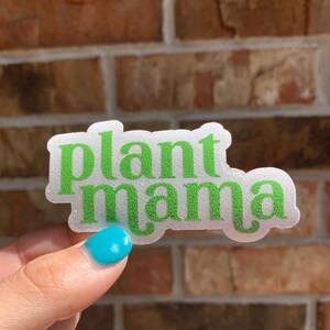 Adesivo Plant Mama / Adesivo Specchio, Motivazione Specchio, Adesivo Specchio Personalizzato, Affermazione Quotidiana / Spedizione Gratuita