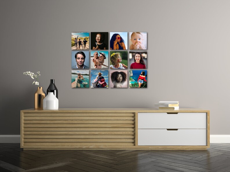 Photo Tile Prints Restickable Wall Art Mixtiles Upload Etsy