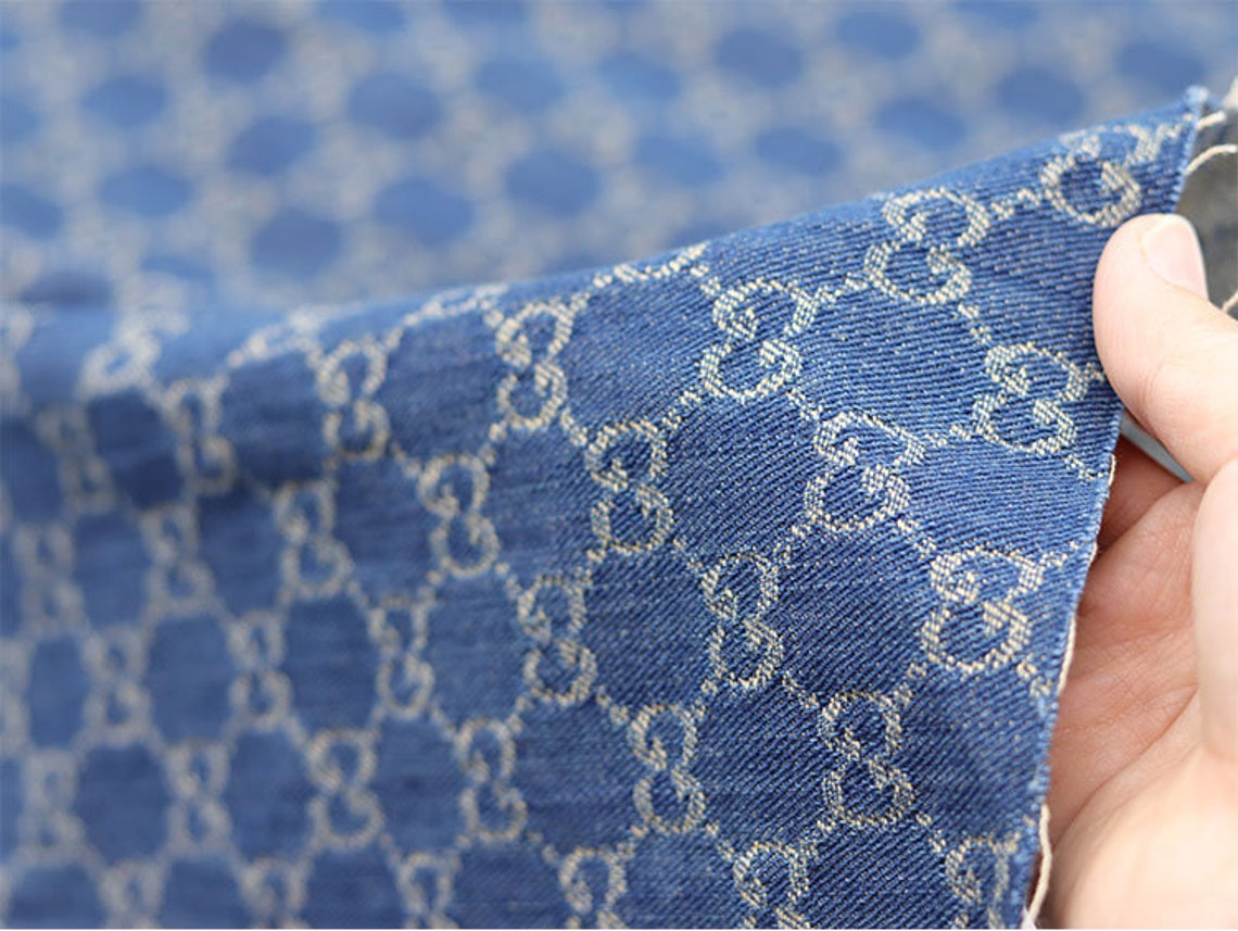 Slub Pattern Washed Denim Fabric High-Quality Denim Fabric | Etsy