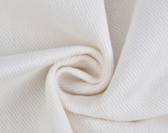 Tela vaquera blanquecina, tela vaquera de algodón, tela vaquera gruesa, tela vaquera suave, 100 % algodón, tela vaquera, por media yarda
