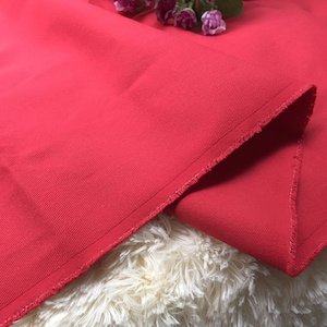 Denim Fabric, Heavy Weight Denim Fabric, Red Cotton Denim Fabric, Twill  Denim Fabric, By the half yard
