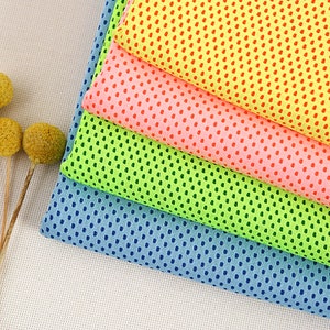 Knitted Jacquard Mesh Fabric, T-shirt Fabric, Sweat-Absorbent And Breathable Fabric，By The Half Yard