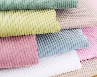 8 Wales Corduroy Fabric, Winter Fabric, Coat Fabric, DIY Fabric, Pillowcase Fabric, Clothing Fabric, Home Decor Fabric, By The Half Yard