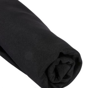 Tessuto nero, tessuto di fondo, tessuto in tinta unita, panno nero antipolvere, le dimensioni possono essere personalizzate