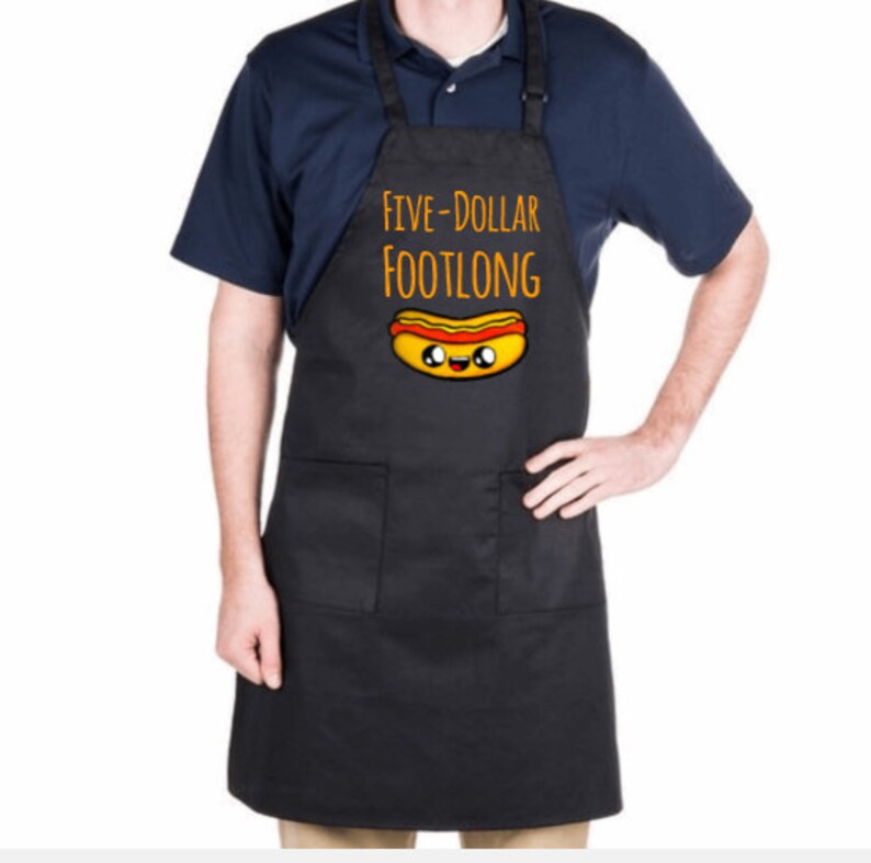 Fivedollar Footlong Apron/hotdog Apron/weiner Apron/apron for Etsy