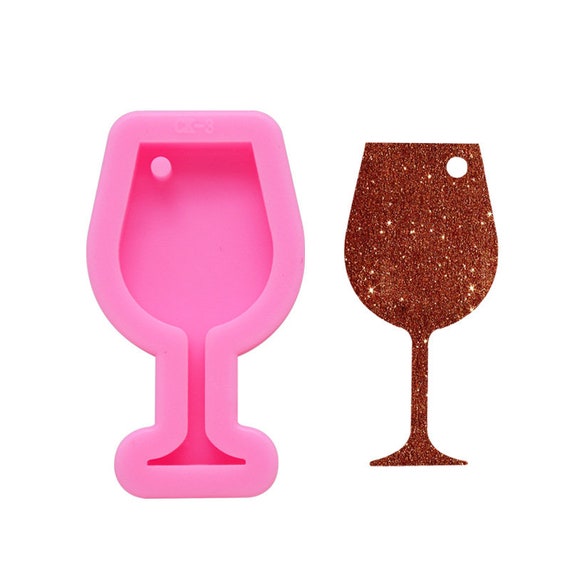 Wine Glass Silicone Mold Keychain Pendant Mold Silicone Mold Etsy New
