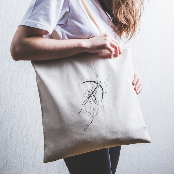 Tote bag astrology Sagittarius Textile Limited Edition