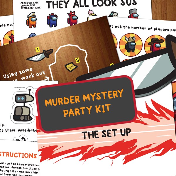 Among Us in Real Life Game Cards digital Download - Etsy Australia