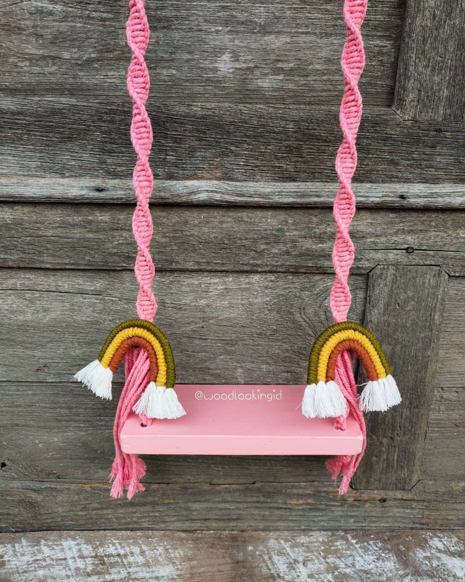Macrame Swing, Newborn Props Swing, Newborn Macramé Swing, Macramé