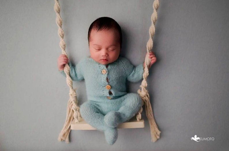 Macrame Swing, Newborn Props Swing, Newborn Macramé Swing, Macramé