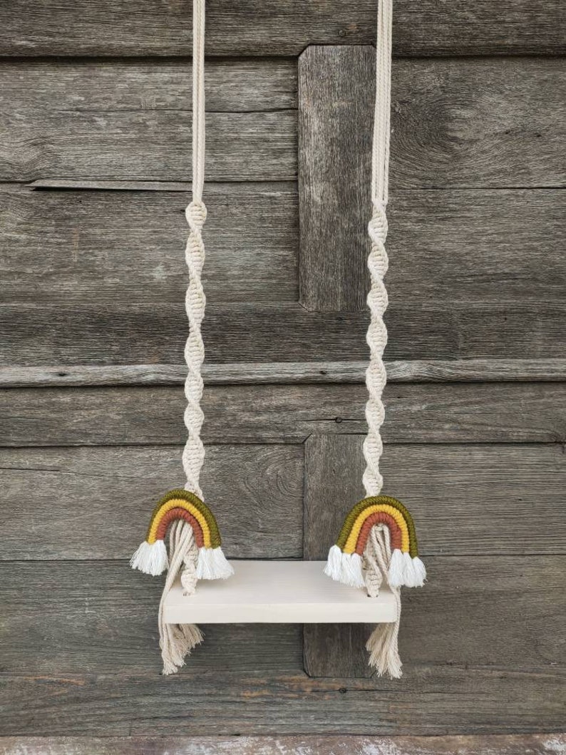 Macrame Swing Newborn Props Swing Newborn Macramé Swing Etsy