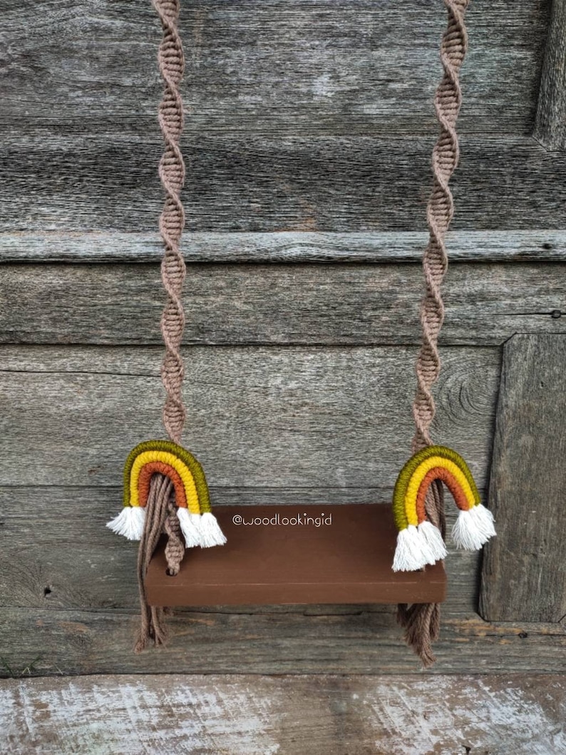 Macrame Swing Newborn Props Swing Newborn Macramé Swing Etsy