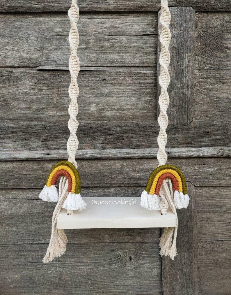 Macrame Swing, Newborn Props Swing, Newborn Macramé Swing, Macramé