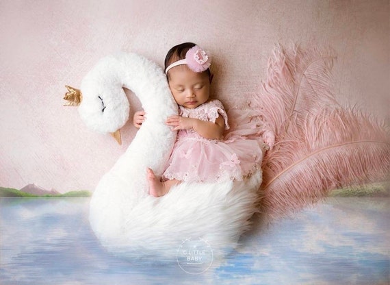 Swan Posing Doll Newborn Photography Newborn Baby Props Toy Fluffy Swan Doll Photography Props Animal Props White Swan Doll Photo Props Etsy Australia