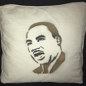 Custom Martin Luther King Jr MLK 20x20 Light Sage Indoor Throw Pillow civil rights