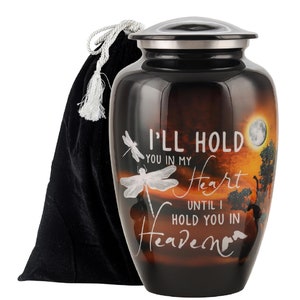 Cremation Urn Adult Large Cremation Urn for Human Ashes With Velvet Bag Free Shipping