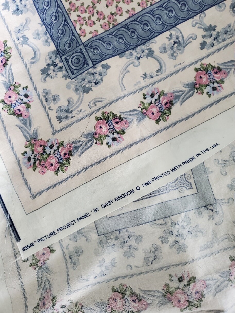 Daisy Kingdom Picture Project Fabric Panel 1998 Etsy