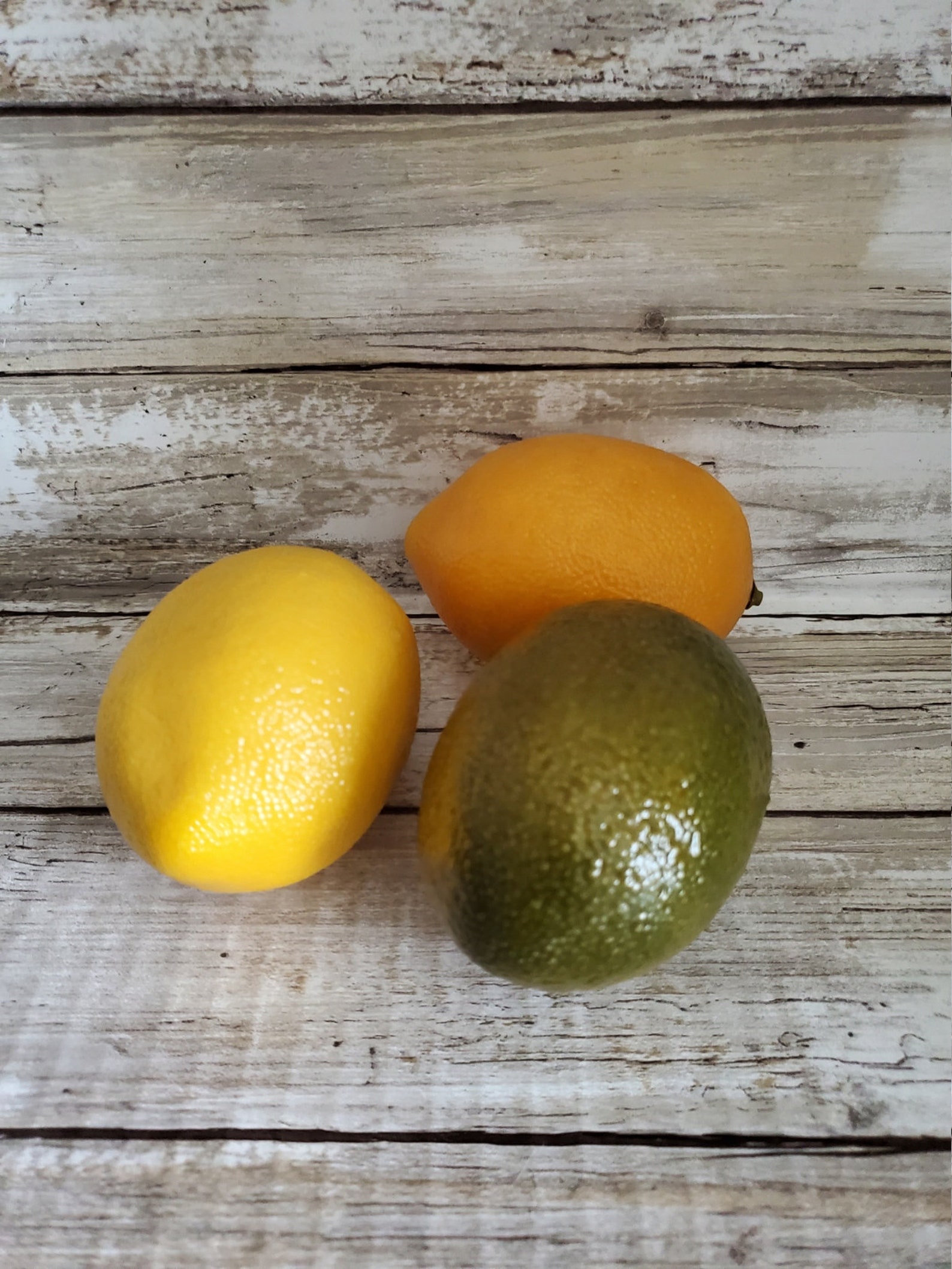 3 Soft Plastic Lemon and Limes Etsy
