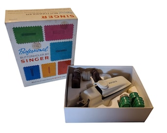Singer Professional Buttonholer For Slant - Needle Zig Zag Sewing Machines Part No 38116 - 1970s