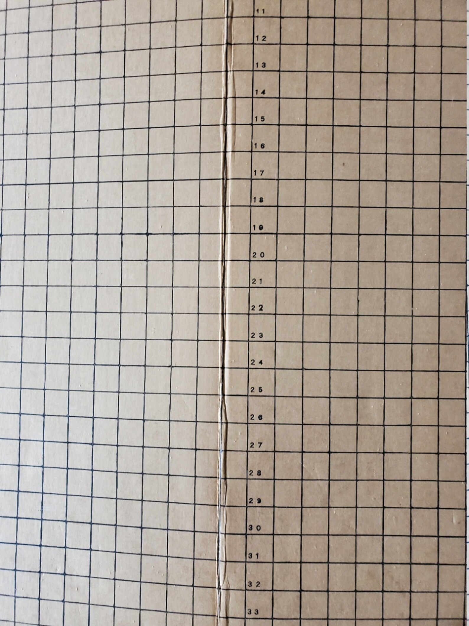 Vintage Collins Cardboard Pattern Cutting Board 72 x Etsy