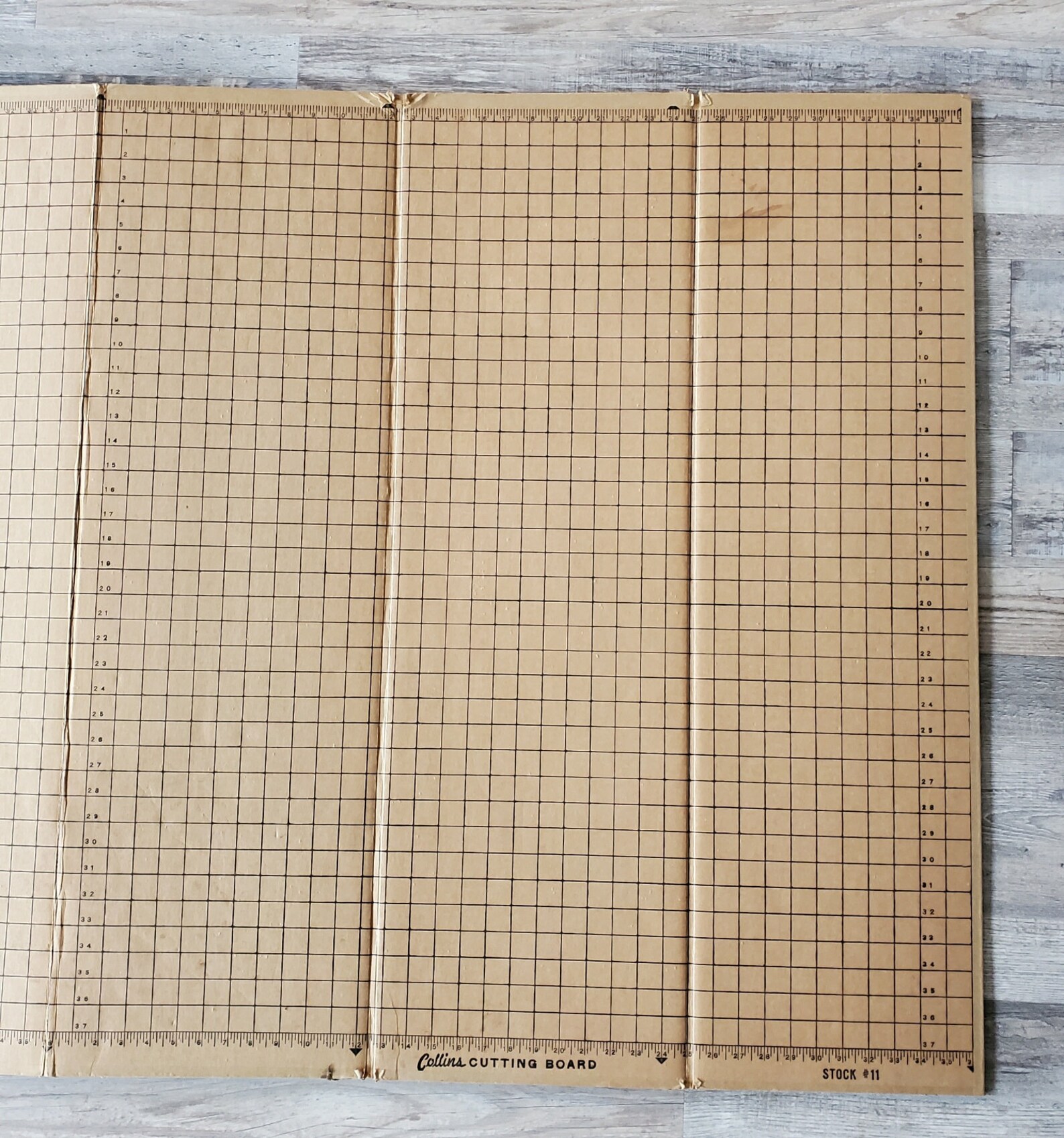 Vintage Collins Cardboard Pattern Cutting Board 72 x Etsy
