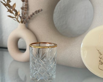 Mini water glass 62ml | Shot glass | Water glass for mocha & groom's coffee | Damat Kahvesi yani su bardağı