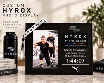 HYROX Patch + Results Shadow Box Display | Two Options!