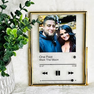 Marco flotante con canción personalizada: regalo personalizado con foto y música