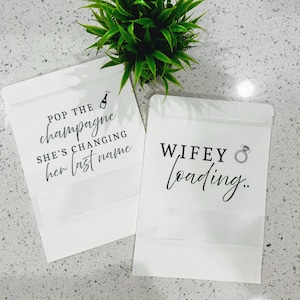 Bachelorette Party Survival Kit: Assembled Favor Bags