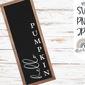 Hallo Kürbis SVG | zip Datei mit svg, jpg, png | Silhouette & Cricut Schnittdatei | Erntedank svg | Herbst 2022 | Kürbis svg | Herbst svg
