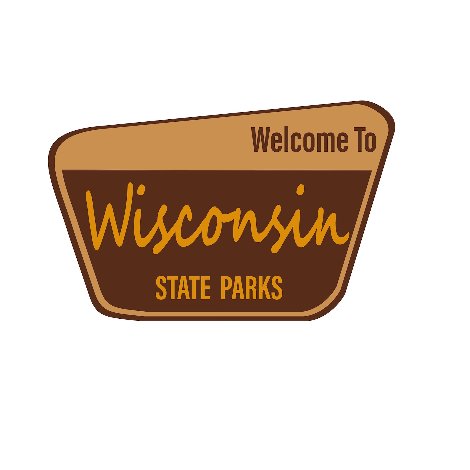 WI State Park Sticker // Wisconsin State Park // Travel Etsy