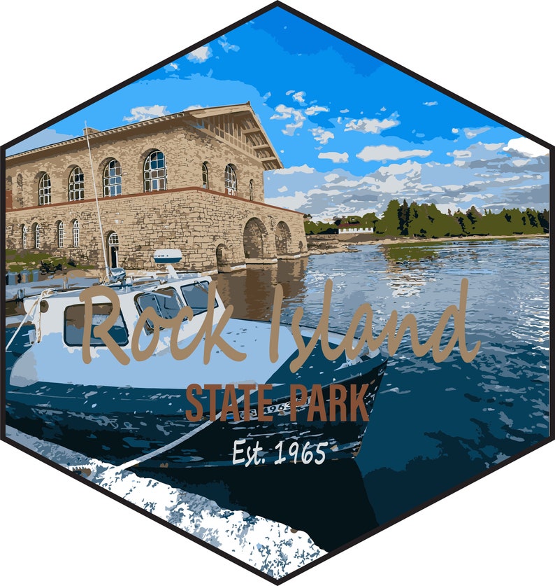 Single WI State Parks Stickers / Hiker Gifts / Wisconsin / State Parks