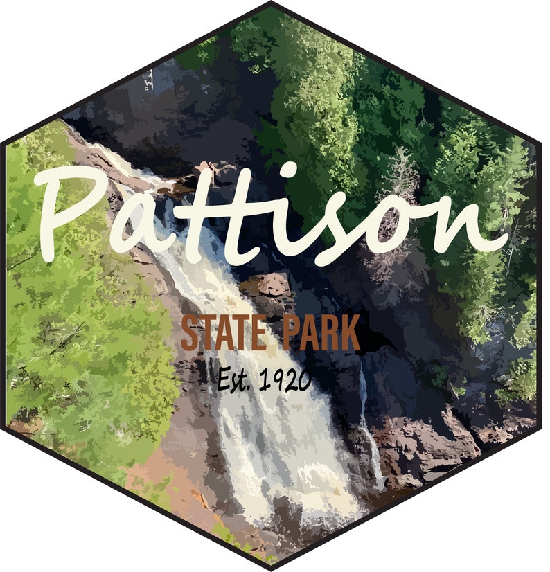 Single WI State Parks Stickers / Hiker Gifts / Wisconsin / State Parks