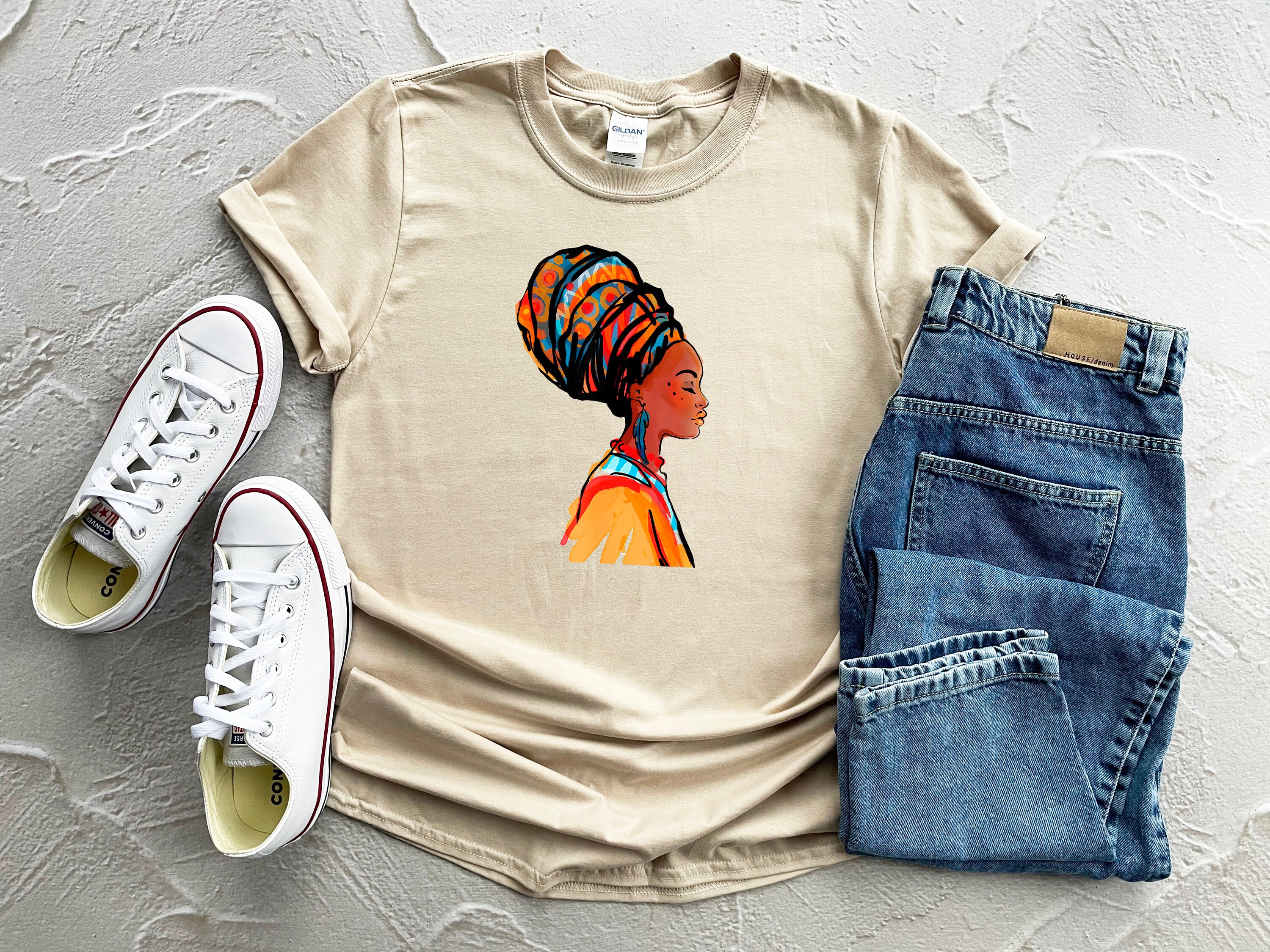African Art Shirt African American Woman Black History Month Etsy