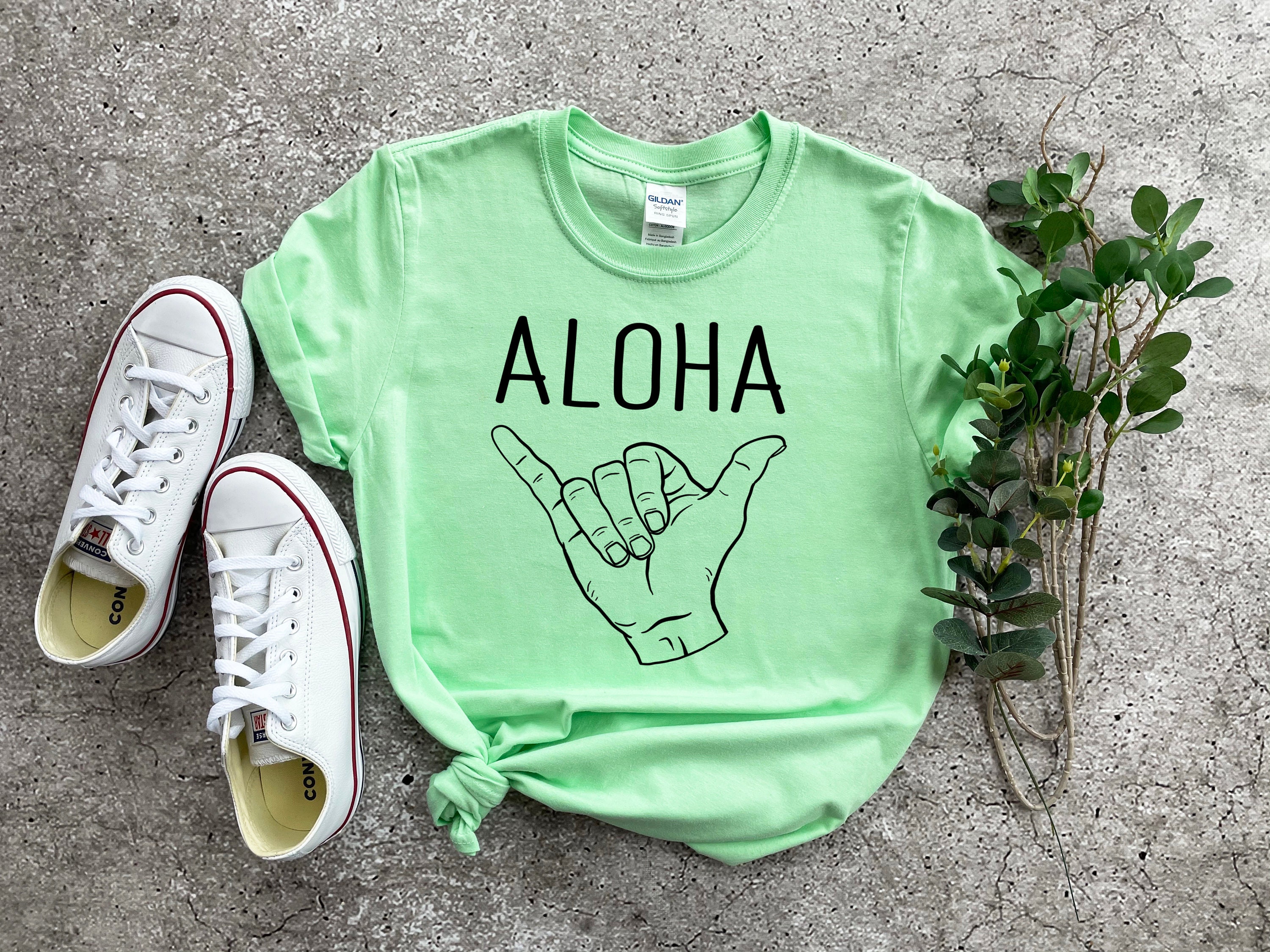 Hawaii Tshirt Hawaiian Shirt Shaka Shirt Aloha Shirt Shaka | Etsy