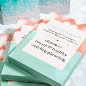 Countdown to Wedding Day, Wedding Planning Guidance, Daily Affirmation Card Set, Wellness Tips, wedding planner, wedding planning
