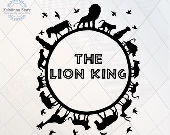 Animal Kingdom SVG, Lion SVG, Layered SVG, T-shirt Design, Tumbler Design, Laser cut files, Digital Download, svg files for Cricut